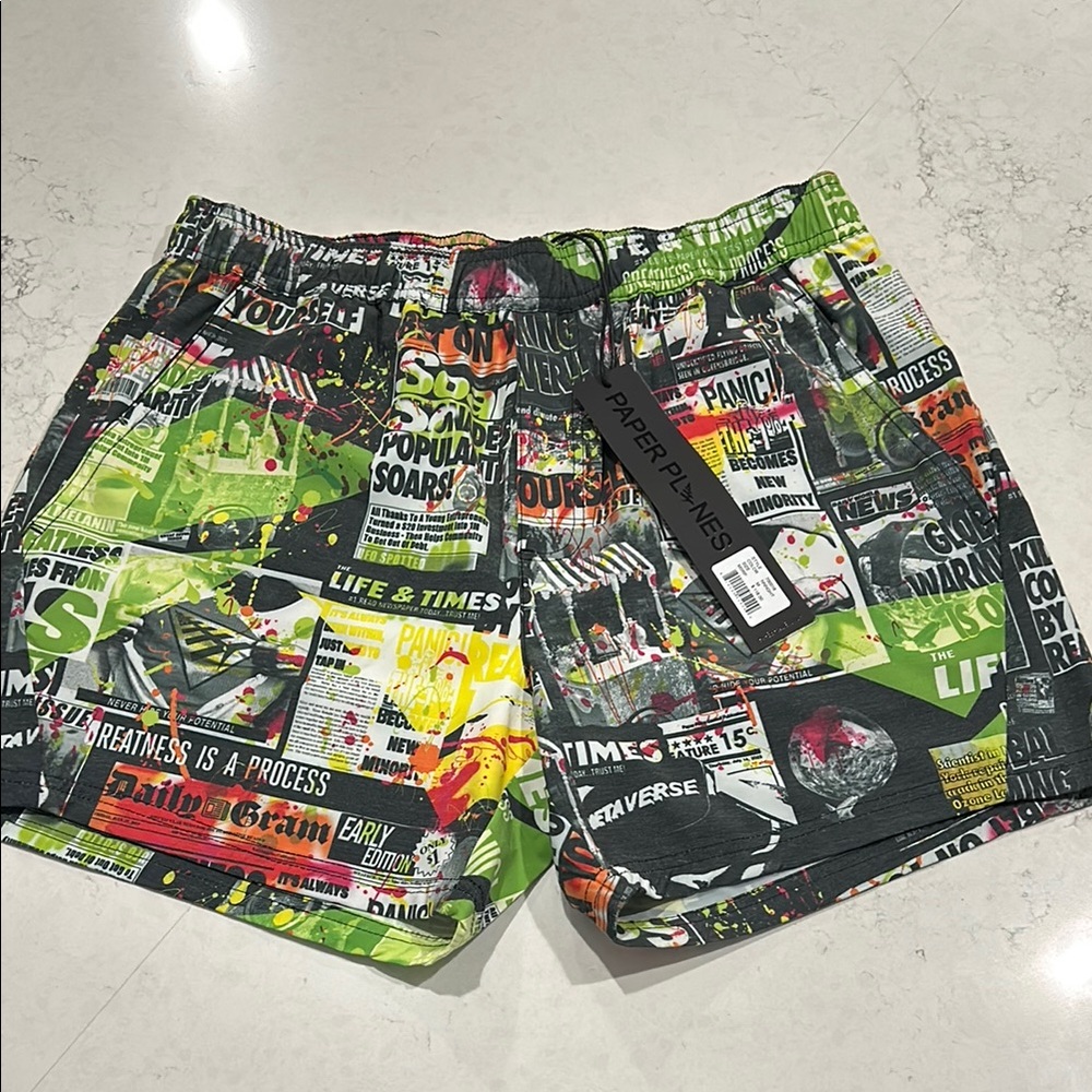 Men's Graphic Shorts - Multicolor